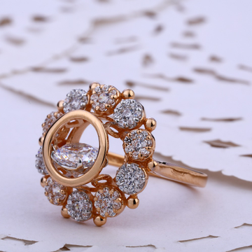 18CT  Rose Gold Hallmark  Designer Women's  Ring R...