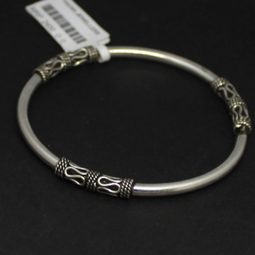 925 sterling silver daily wear kada bracelet for l... by 