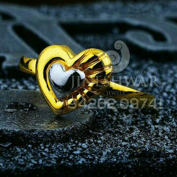 916 heart shape fancy gold ladies ring lrg -0648