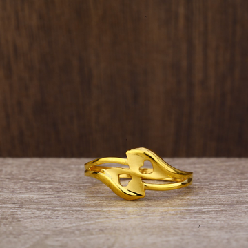 916 Gold Exclusive Plain Ring LPR229