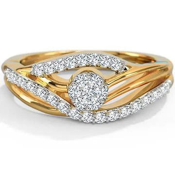 916 Gold Diamond ring For girls by 