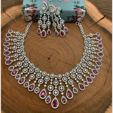 Diamond Necklace Set by V.S. Zaveri