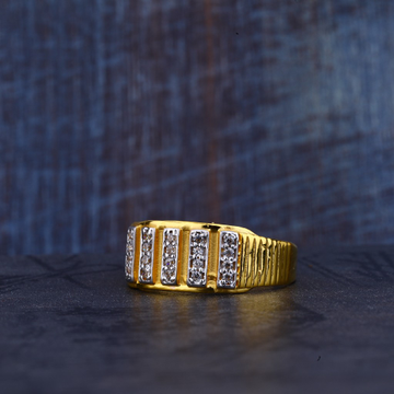 Mens Gold Diamond Ring-MR329