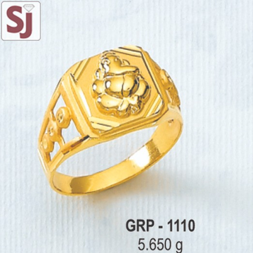 Ganpati Gents Ring Plain GRP-1110