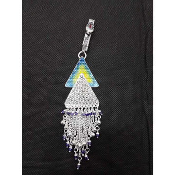 Silver Triangle Shape  Juda by MSK Jewel Art Private Limited