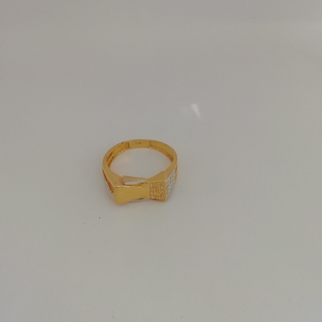 916 gold mate finishing Gents ring by 