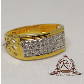 22 carat gold antic dimond gents rings RH-GR895