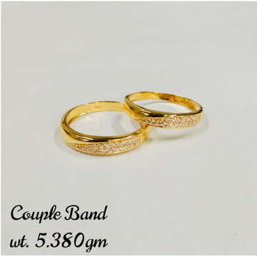 Gold daily wear couple ring by 
