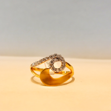 916 Hallmark diamond daul polish Classic Ring by Pratima Jewellers