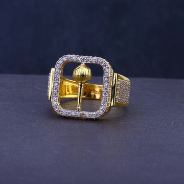 22K Gold Gada Design Ring For Men by R.B. Ornament