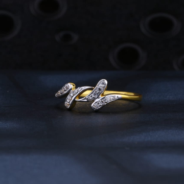 916 Gold CZ Ladies Exclusive Ring LR1384
