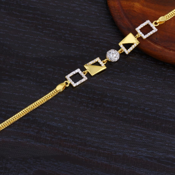 22KT Gold Ladies Delicate Bracelet LB443