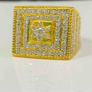 22kt 916 exclusive cz gents ring by Prakash Jewellers
