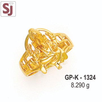 Ganpati Gents Ring Plain GP-K-1324