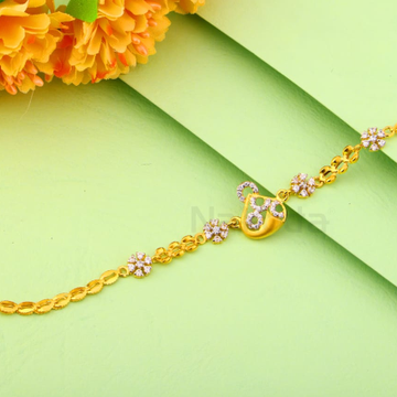 22KT Gold Ladies Delicate Bracelet LB513