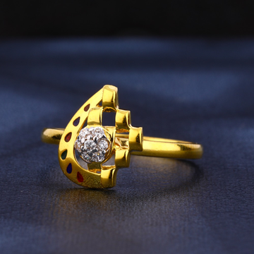 916 Gold Hallmark Fancy Ladies Ring LR452