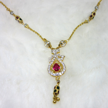 Gold 22k HM916 Necklace Set by 