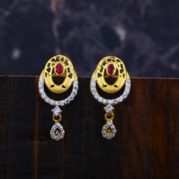 22 carat gold ladies earrings RH-LE905