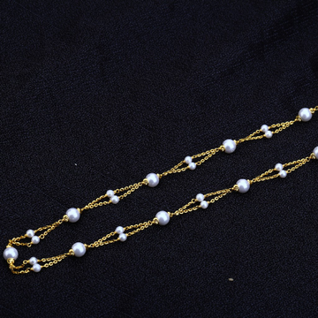 22kt Gold Fancy  Antique Chain Mala AC142