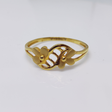 22k Gold Flower Design Exclusive Ring by 