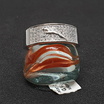 Silver 92.5 Jaguar Gents Ring by 