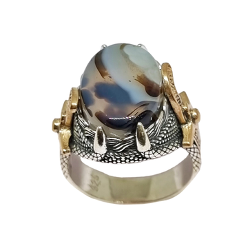 925 Sterling Silver Fancy Gents Ring MGA - GRS2507