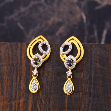 Ladies 916 Gold Fancy Earrings -LFE150