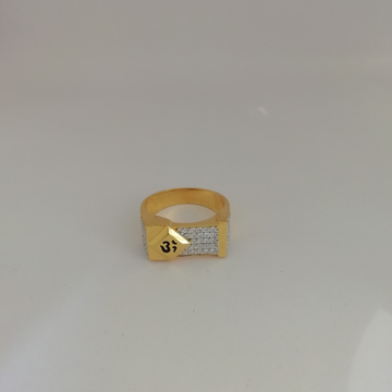 916 gold casting omkara design Gents ring by 