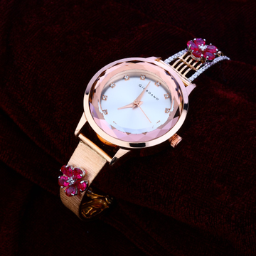 18KT Rose Gold Designer Hallmark  Watch RLW124