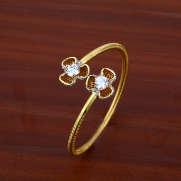 Ladies 18K Gold Kada-LKB21