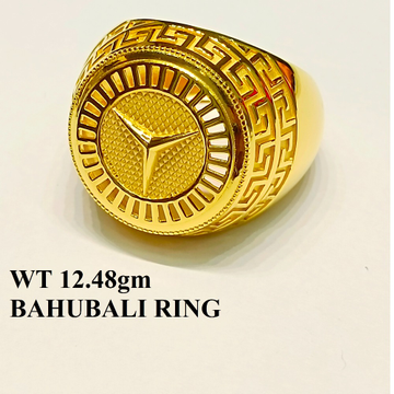 22K Bahubali Mercedes Ring by 