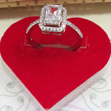 925 silver single diamond ring by 