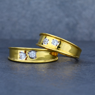 22ct Fancy Gold Couple Engagement Ring-CR04