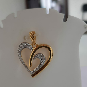 Showroom of 22k gold heart shape cz fancy Jewelxy 200305