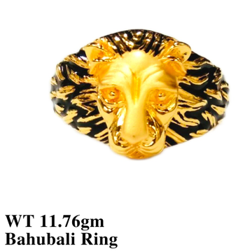 22K Bahubali Lion Ring by 