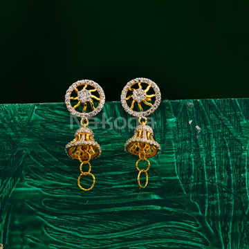 916 Gold Women's Hallmark Classic Jhummar Earring...