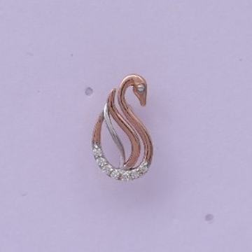 18 carat gold real daimonds earrings RH-LE963