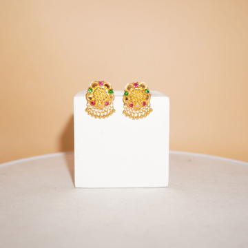 22k Gold Modern Earrings 697R121