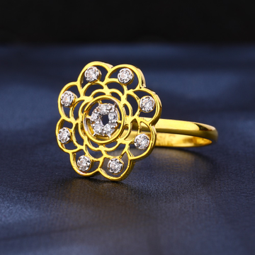 916 Gold Hallmark Exclusive Ladies Ring LR451
