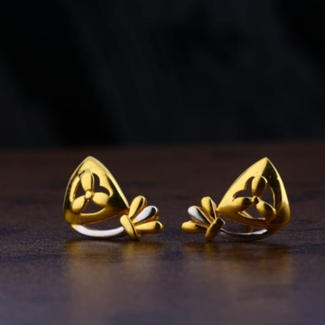 22 carat gold ladies earrings RH-LE708