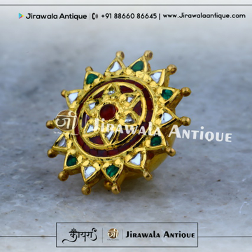 Antique Gold Jadtar Bor cum Rakhadi (Bandhi)