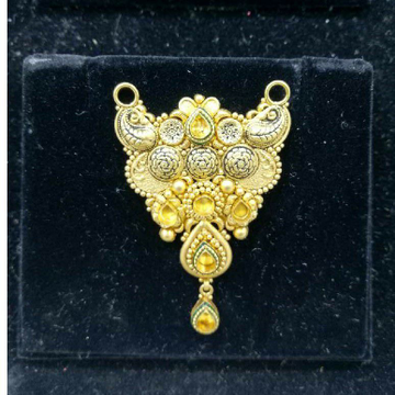 916 Gold Antique Mangalsutra Pendant by 