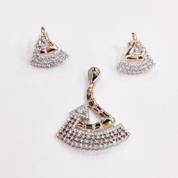 925 Sterling Silver Pendant Set by Veer Jewels