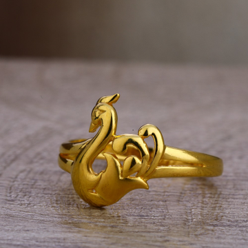 22CT Gold Ladies  Classic  Plain Ring LPR435