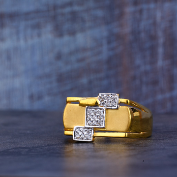Mens Fancy Gold Ring-MR200