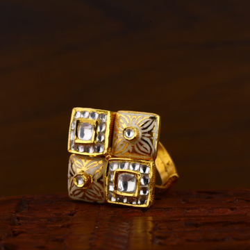 916 Gold Hallmark Antique Designer Ladies Ring LAR...