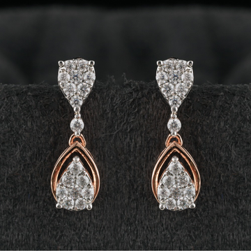 18Kt Gold Glam Diamond Earring by 