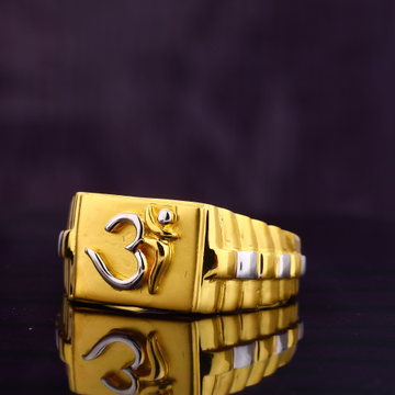 22KT Gold Fancy Gentlemen's Plain Ring MGR189
