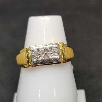 916 Men's Multi stone gold ring