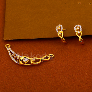22kt gold ladies designer mangalsutra pendant set...